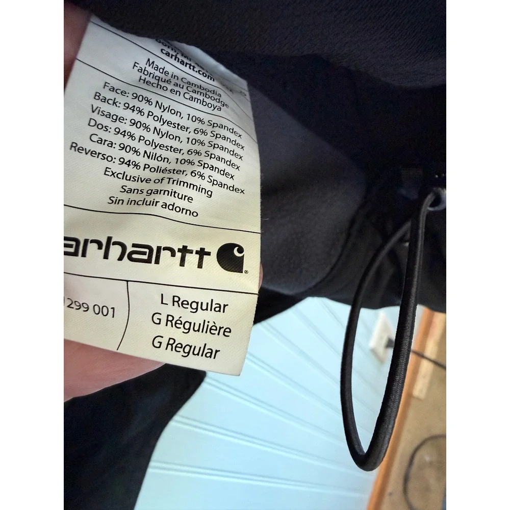 Carhartt Crowley Softshell Black Rain Defender  L Workwear Tactical Streetwear